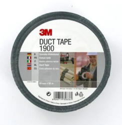 3M 1900 Duck Tape Siyah 50mm - 3M