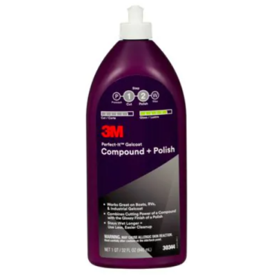 3M 30344E Gelcoat Pasta ve Cila 1 LT. - 1