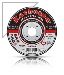 Karbosan Inox İnce Kesme Taşı 115122 25 Adet - Karbosan