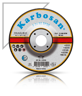 Karbosan Metal Taşlama Taşı 115*6,4*22 25 Adet - 1