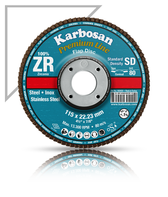 Karbosan Zr Flap Disk Zımpara 115*22 10 Adet - 1