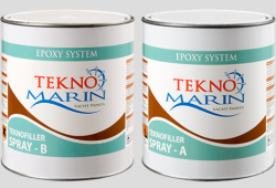 Teknofıller Epoxy Kalın Sprey Macun Kahverengi - Teknomarin