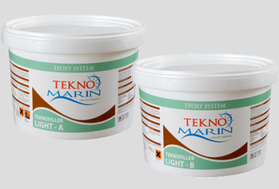 Teknofıller Lıght Epoxy Hafif Macun Kahverengi - 1