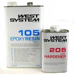 West 105/205 A Reçine + Fast Hardener 1.2 KG - 1