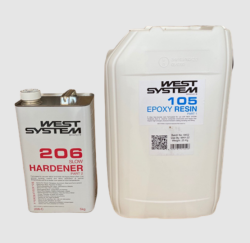 West 105/206 C Reçine + Slow Hardener 30 KG - West