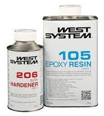 West 105/206 B Reçine + Slow Hardener 6 KG - West